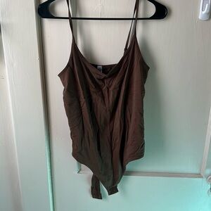 Brown old navy body suit. Size XL